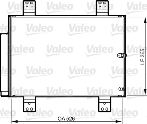 Конденсатор кондиционер VALEO 814206