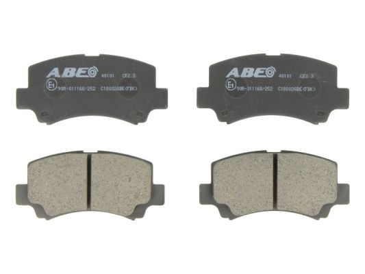 Комплект тормозных колодок дисковый тормоз ABE C18002ABE