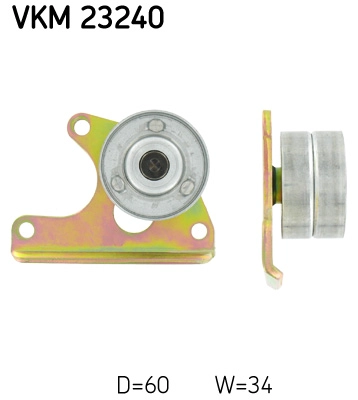 Паразитный / ведущий ролик зубчатый ремень SKF VKM 23240