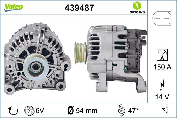 Генератор VALEO 439487