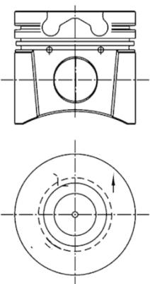 Поршень KOLBENSCHMIDT 99418610