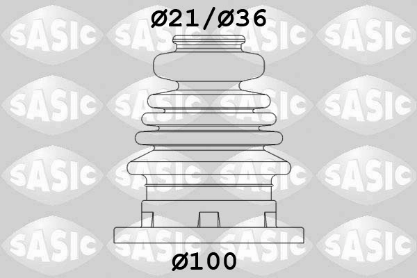 Комплект пыльника приводной вал SASIC 9004608