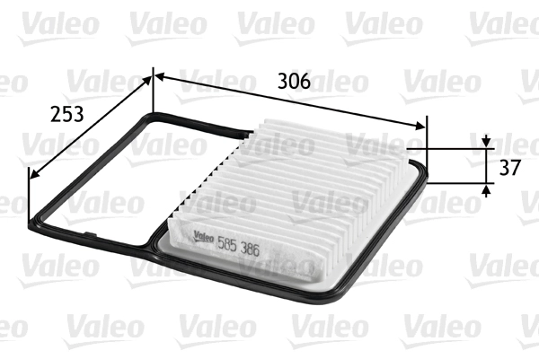 Воздушный фильтр VALEO 585386