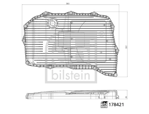 Гидрофильтр автоматическая коробка передач FEBI BILSTEIN 178421