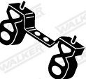 Резиновые полоски система выпуска WALKER PRODUCTS 80551