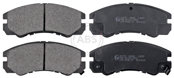 Комплект тормозных колодок дисковый тормоз A.B.S. 36793
