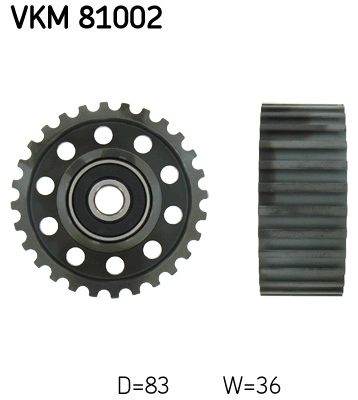 Паразитный / ведущий ролик зубчатый ремень SKF VKM 81002