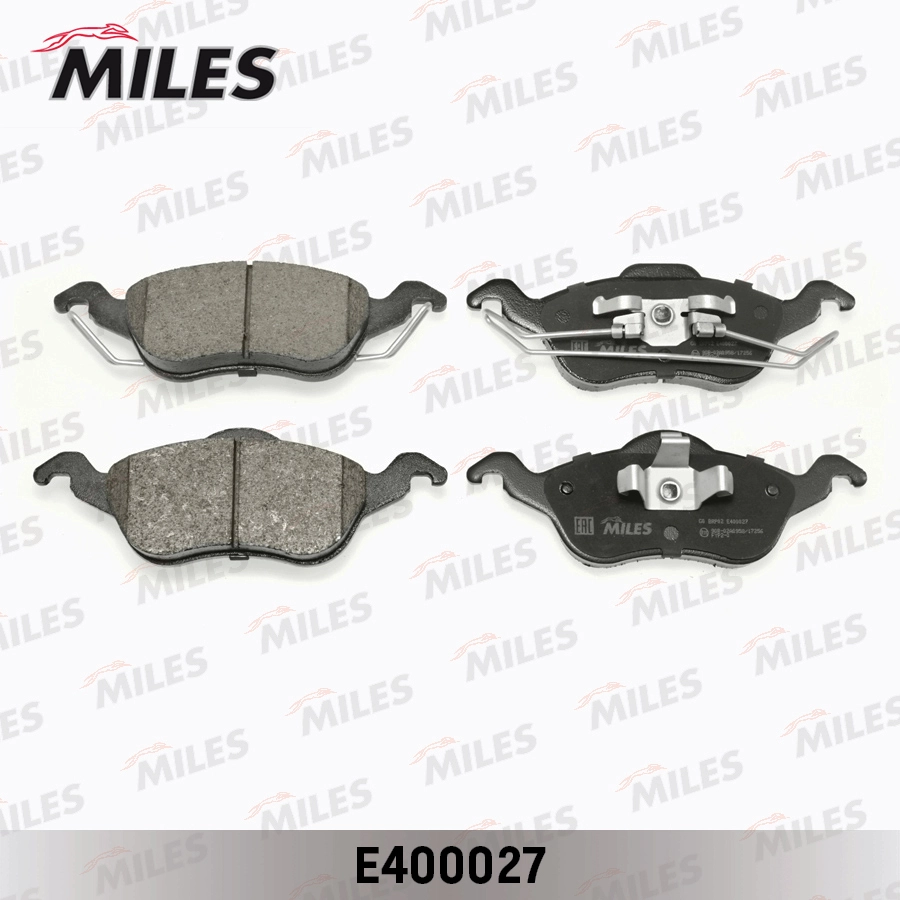 Комплект тормозных колодок дисковый тормоз MILES E400027