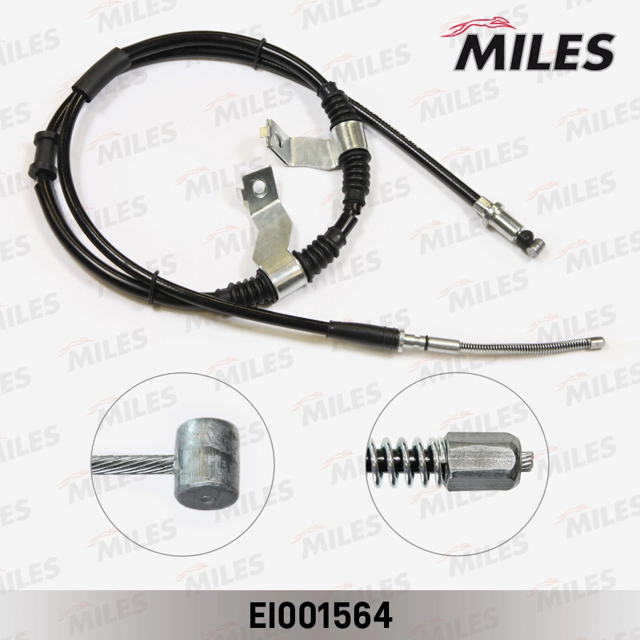 Тросик cтояночный тормоз MILES EI001564