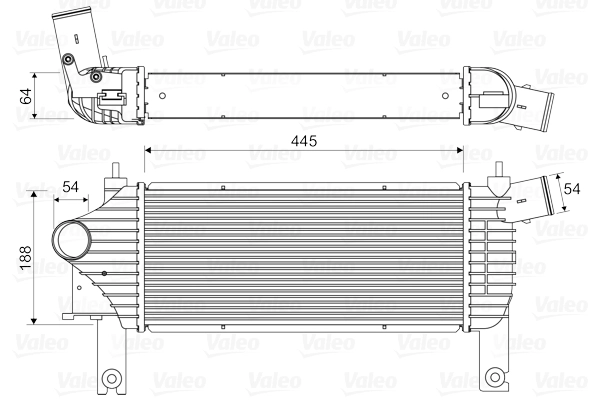 Интеркулер VALEO 818608