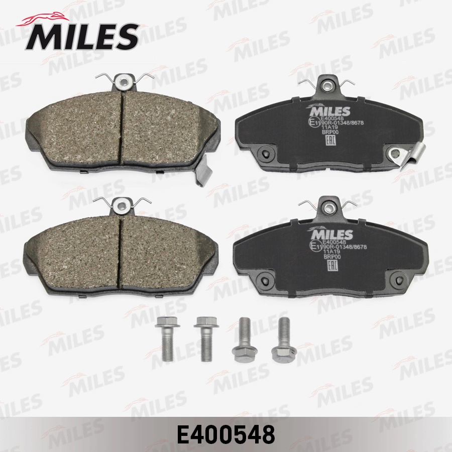 Комплект тормозных колодок дисковый тормоз MILES E400548