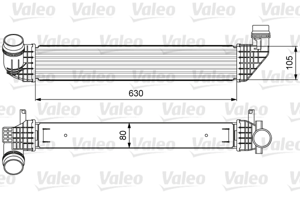 Интеркулер VALEO 818636