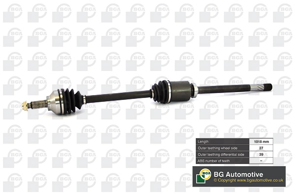 Приводной вал BGA DS7319R