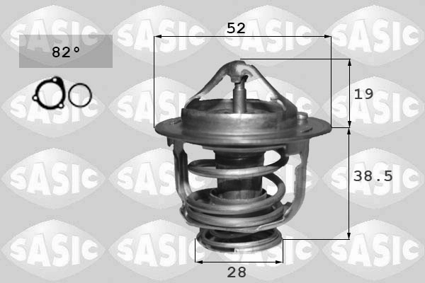 Термостат охлаждающая жидкость SASIC 3306133