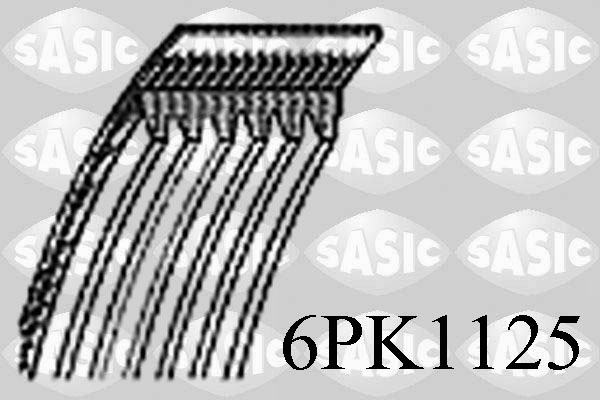 Поликлиновой ремень SASIC 6PK1125
