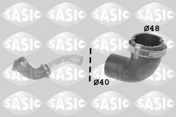 Трубка нагнетаемого воздуха SASIC 3336248
