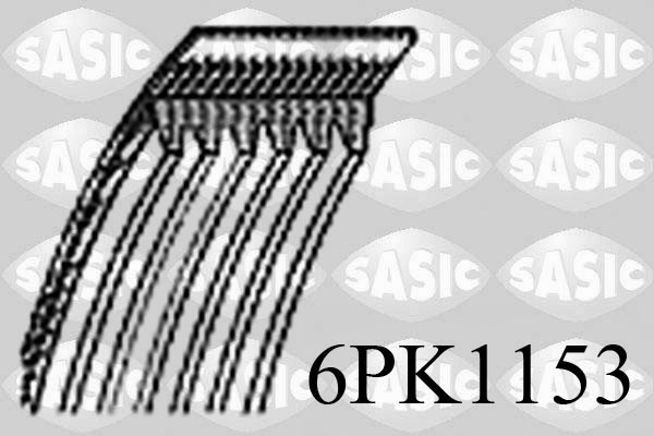 Поликлиновой ремень SASIC 6PK1153