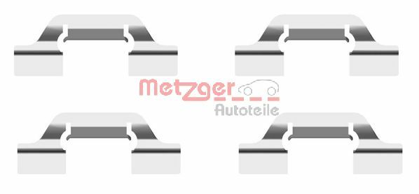 Комплектующие колодки дискового тормоза METZGER 109-1685