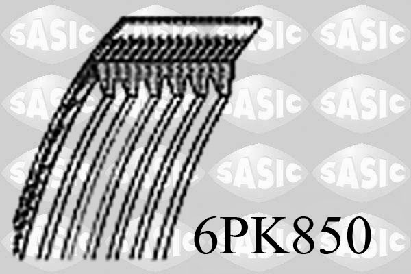 Поликлиновой ремень SASIC 6PK850