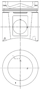 Поршень KOLBENSCHMIDT 40742600