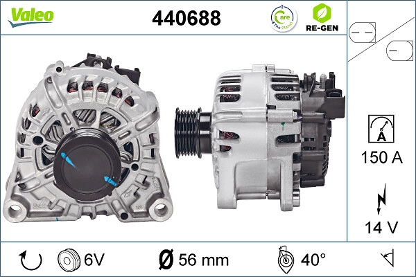 Генератор VALEO 440688