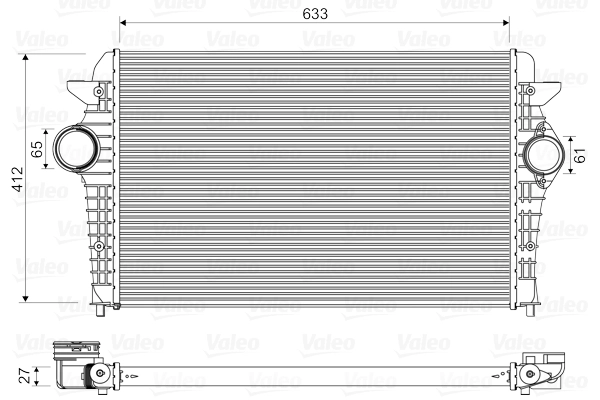 Интеркулер VALEO 818344