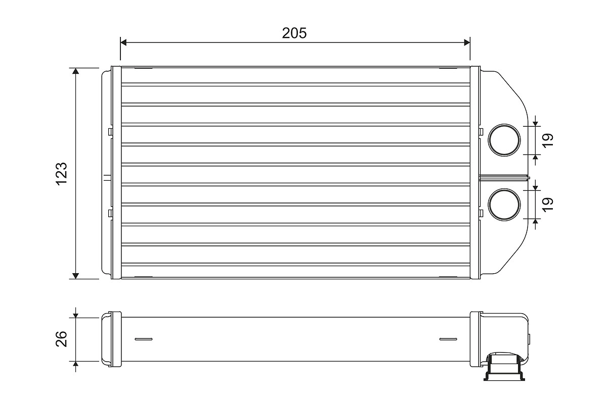 Теплообменник отопление салона VALEO 811581