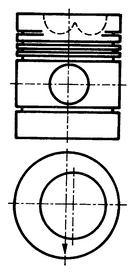 Поршень KOLBENSCHMIDT 92772600