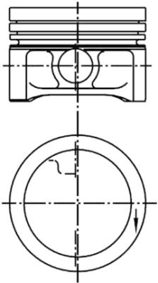 Поршень KOLBENSCHMIDT 99927620