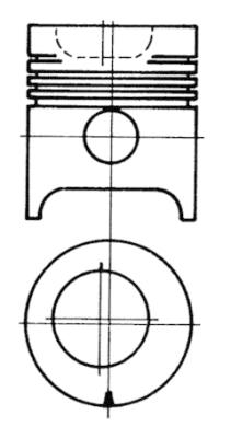 Поршень KOLBENSCHMIDT 97505600