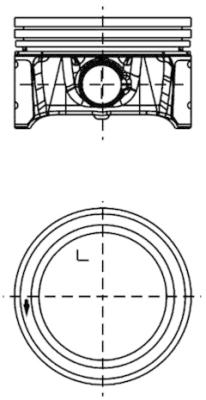 Поршень KOLBENSCHMIDT 99913600
