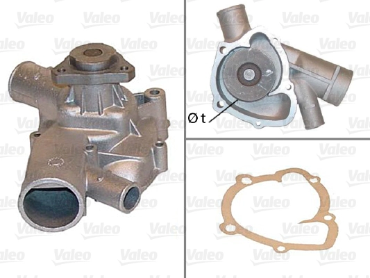 Водяной насос охлаждение двигателя VALEO 506186