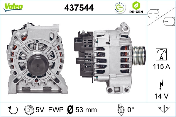 Генератор VALEO 437544