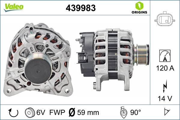 Генератор VALEO 439983