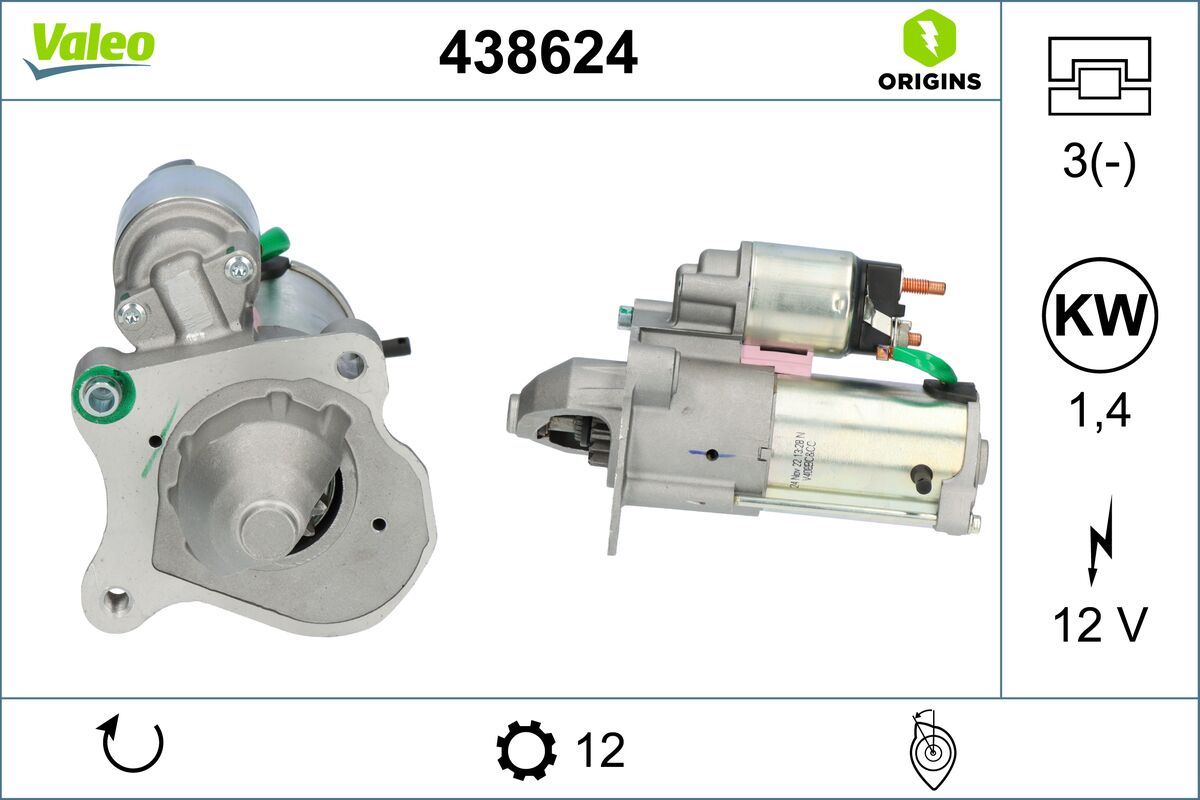 Стартер VALEO 438624