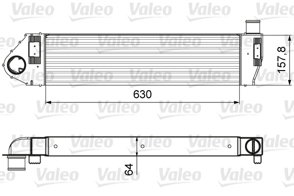 Интеркулер VALEO 818621