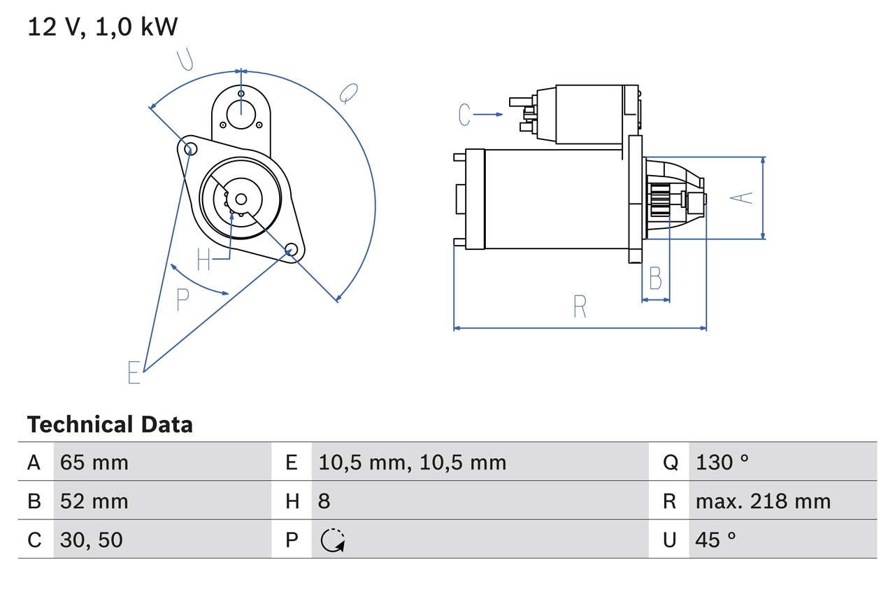 Стартер BOSCH 0 986 024 700