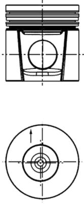 Поршень KOLBENSCHMIDT 40529600