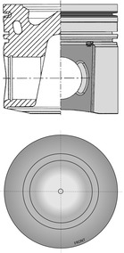 Поршень KOLBENSCHMIDT 41541620