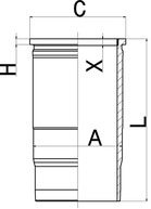 Гильза цилиндра KOLBENSCHMIDT 89938110