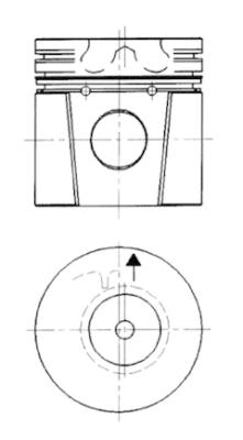 Поршень KOLBENSCHMIDT 94502630