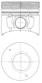 Поршень KOLBENSCHMIDT 40774610