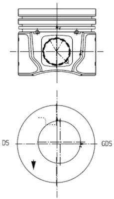 Поршень KOLBENSCHMIDT 99963620