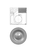 Поршень KOLBENSCHMIDT 40907600
