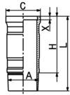 Гильза цилиндра KOLBENSCHMIDT 89921110