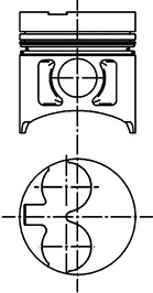 Поршень KOLBENSCHMIDT 41530600