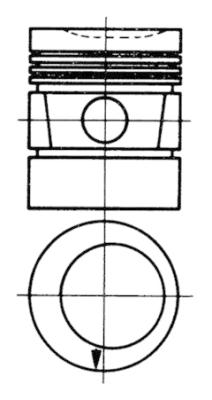 Поршень KOLBENSCHMIDT 90278610
