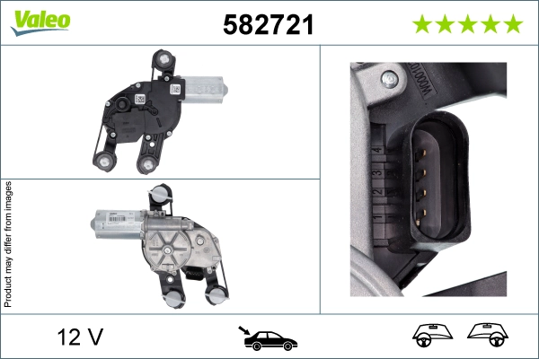 Двигатель стеклоочистителя VALEO 582721