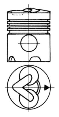Поршень KOLBENSCHMIDT 92834600