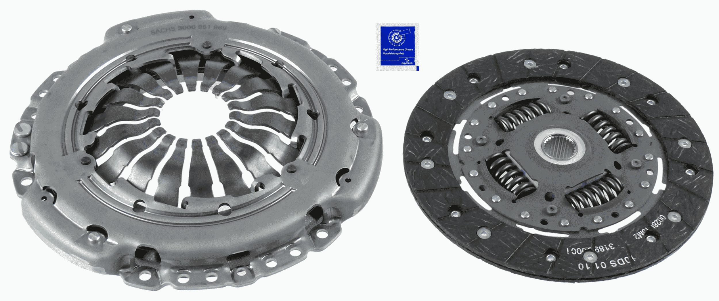 Комплект сцепления SACHS 3000 951 969